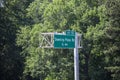 Exit Sign for Downing Pines Road, West Monroe, Louisiana