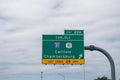 Exit 226 sign on I-76 Pennsylvania Turnpike for Interstate 81 and US 11