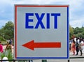 exit sign near india gate in delhi