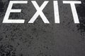 Exit Royalty Free Stock Photo