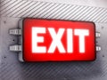 Exit Royalty Free Stock Photo