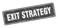 exit strategy sign. exit strategy grunge stamp. Royalty Free Stock Photo