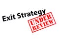 Exit Strategy Under Review Royalty Free Stock Photo
