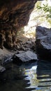 The Exit From Tunnel Creek the Kimberleys Western Australia Royalty Free Stock Photo