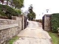 Exit of the World War Cemetery, Kohima, Nagaland, North-East India