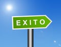 Exito sign Royalty Free Stock Photo