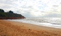 Exmouth Beach on the Coast of Devon , Uk