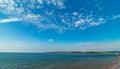 Exmouth Beach at low tide in the morning Royalty Free Stock Photo