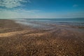 Exmouth Beach at low tide in the morning Royalty Free Stock Photo