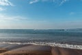 Exmouth Beach at low tide in the morning Royalty Free Stock Photo