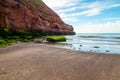 Exmouth Beach at low tide in the morning Royalty Free Stock Photo