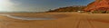 A panoramic view of Exmouth in Devon Royalty Free Stock Photo