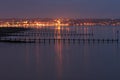 Exmouth at Night Royalty Free Stock Photo