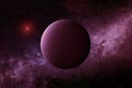 Exoplanet in deep space.Elements of this image were furnished by NASA Royalty Free Stock Photo