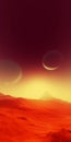 Exoplanet fantastic landscape