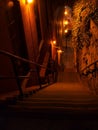 Exorcist Stairs at Night