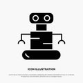 Exoskeleton, Robot, Space solid Glyph Icon vector