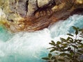 Exotic azure river Royalty Free Stock Photo