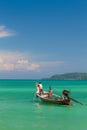 Exotic Bay of Rawai in Phuket island Thailand Royalty Free Stock Photo