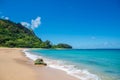Exotic beach in Haena, Kauai Island, Hawaii