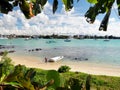 Exotic beach, Mauritius island.