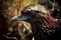 Exotic bird portrait. Generate Ai