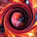 Exotic deep space formation abstract