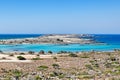 The exotic Elafonissos in Crete, Greece Royalty Free Stock Photo