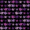 Exotic flower pattern. Seamless vector background