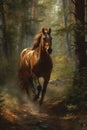 The Exotic Forest Horse Running Trail