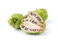 Exotic Fruit - Noni on white Royalty Free Stock Photo