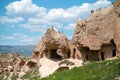 The exotic geography of Cappadocia, Goreme, Turkey.