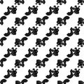 Exotic goldfish pattern seamless vector