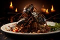 Exotic Insect Cuisine Experience Royalty Free Stock Photo