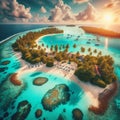 Exotic Island Royalty Free Stock Photo