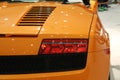 Exotic italian sports car detail Royalty Free Stock Photo