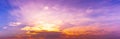 Panorama twilight exotic sky background Royalty Free Stock Photo