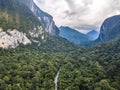 Exotic rainforest landscape from gunung mulu national park borneo malaysia