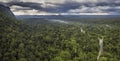 Exotic rainforest landscape from gunung mulu national park borneo malaysia