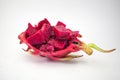 Exotic ripe pink Pitaya or Dragon fruit. Red Pitahaya tropical f