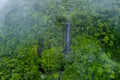 Exotic scenery of waterfall in Galunggung mountain