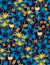 Exotic seamless pattern