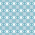 Exotic seamless pattern. Blue fair boho chic