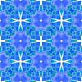 Exotic seamless pattern. Blue unusual