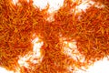 Exotic spice, saffron for coloring food.