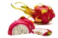 Exotic Thai Fruit. Dragon fruit - Geow Mangon. Royalty Free Stock Photo