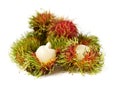 Exotic Thai fruit Rambutan or Ngo