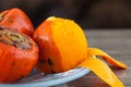 Exotic tropical fruit of Bactris gasipaes palm tree called chontaduro