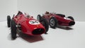 Exoto 1/18 scale model car - Ferrari 246 Formula one monopost vehicle, legendary racing cars Royalty Free Stock Photo