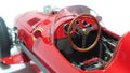 Exoto 1/18 scale model car - Ferrari 246 formula one racing monopost vehicle, italian legendary racer Royalty Free Stock Photo